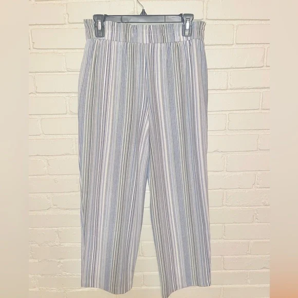 Cato High Rise white, blue, brown, and black pants -Size Small- Never Worn - Picture 2 of 4